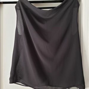 Alison Sheri sleeveless top, black